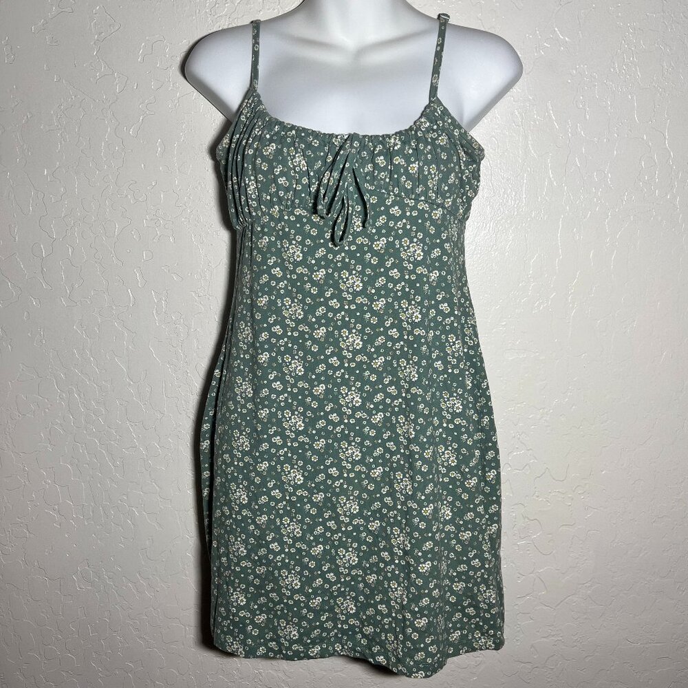 Brave Soul London Daisy Mini Dress in Sage Green
